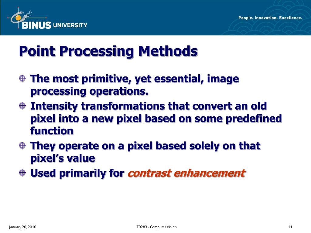 PPT Lecture 02 Point Based Image Processing PowerPoint Presentation