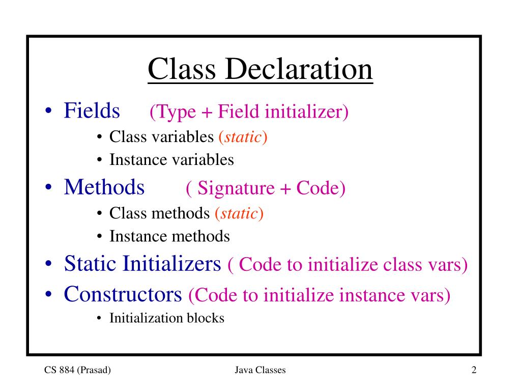 PPT Classes PowerPoint Presentation, free download ID3649243