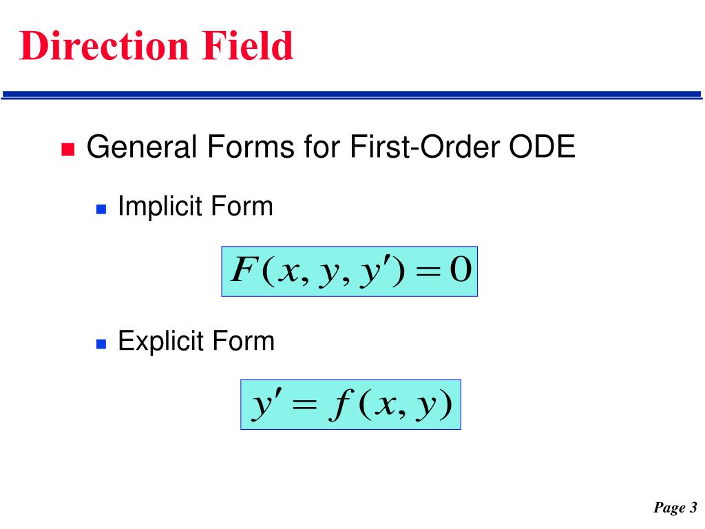 PPT Chap 2 Numerical Methods for FirstOrder Differential Equations