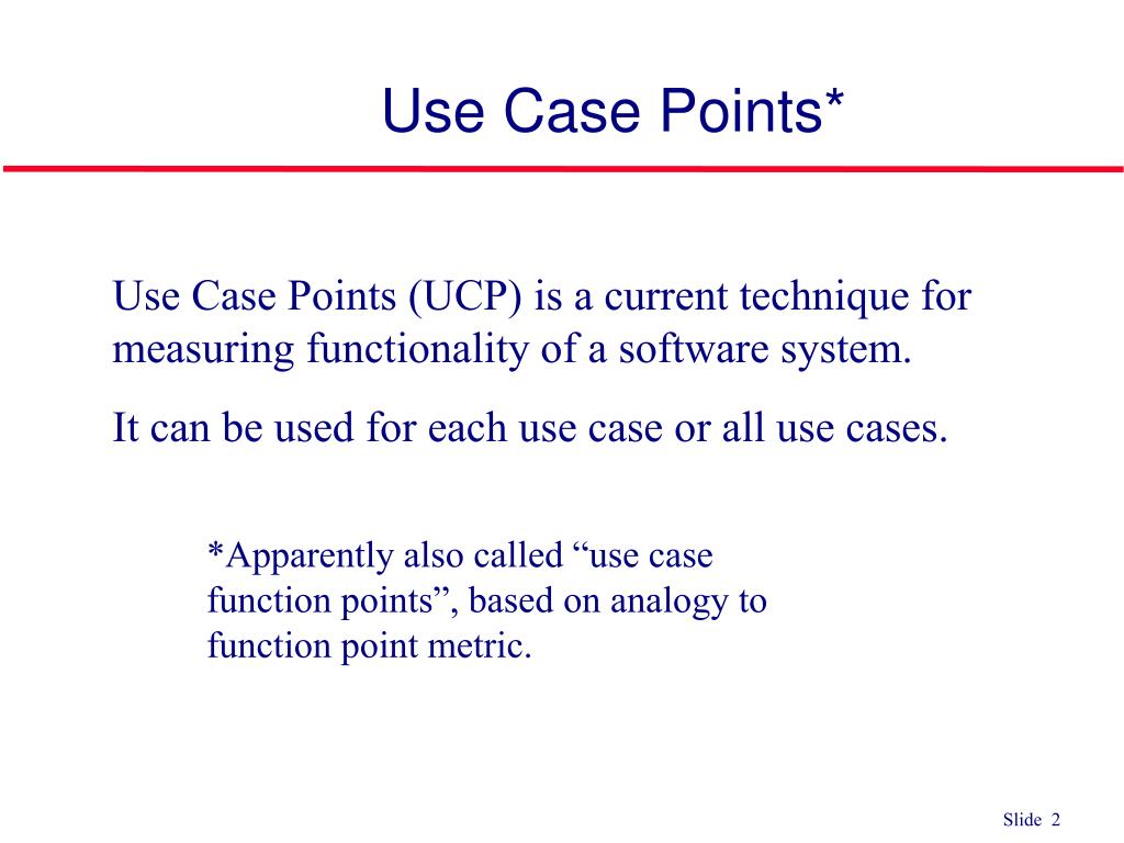 PPT Use Case Points PowerPoint Presentation, free download ID3655927