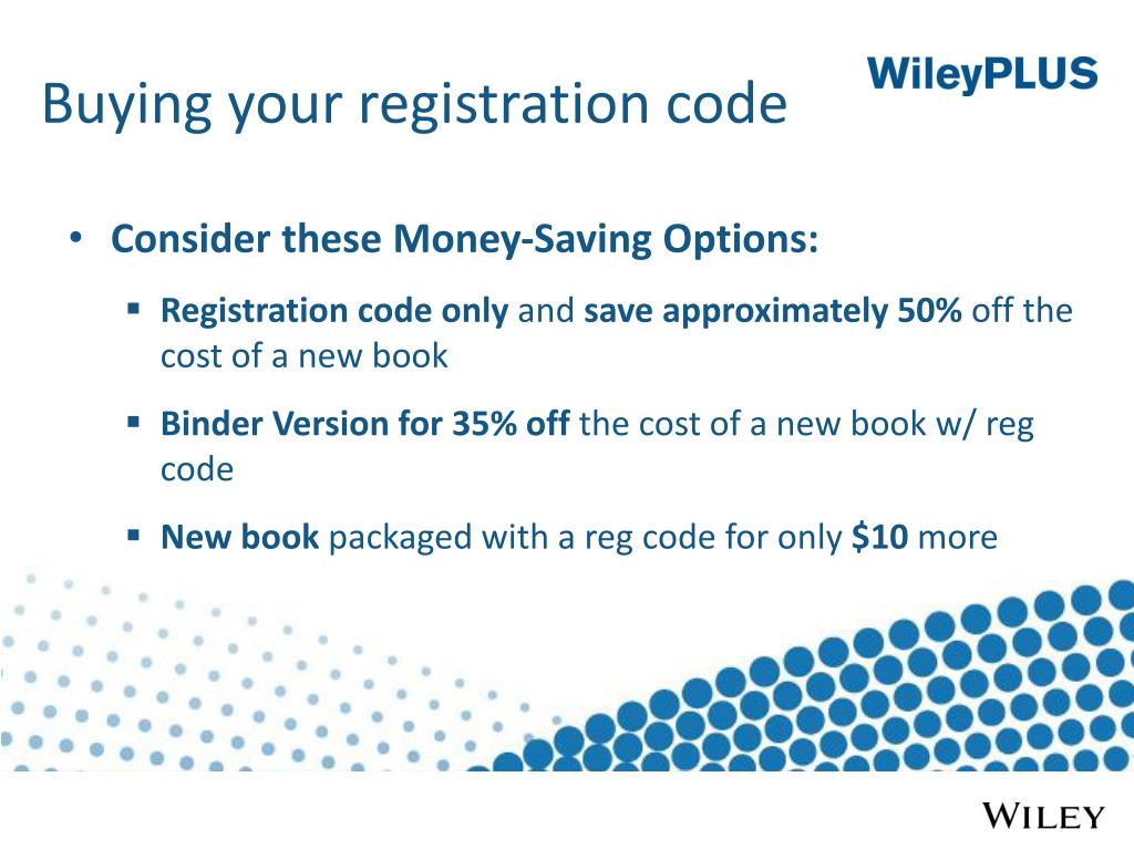 PPT WileyPLUS First Day of Class PowerPoint Presentation, free