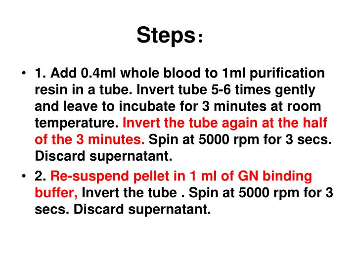 PPT Genomic DNA extraction from whole blood PowerPoint Presentation