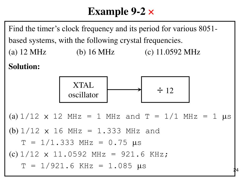 PPT Chapter 9 8051 Timer Programming in Assembly and C PowerPoint