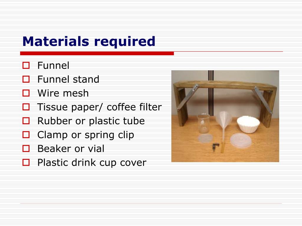 PPT Nematode Extraction Methods Baermann Funnel and Modified