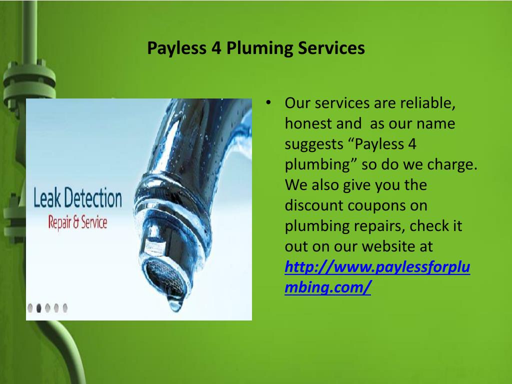 PPT Payless 4 Plumbing PowerPoint Presentation, free download ID