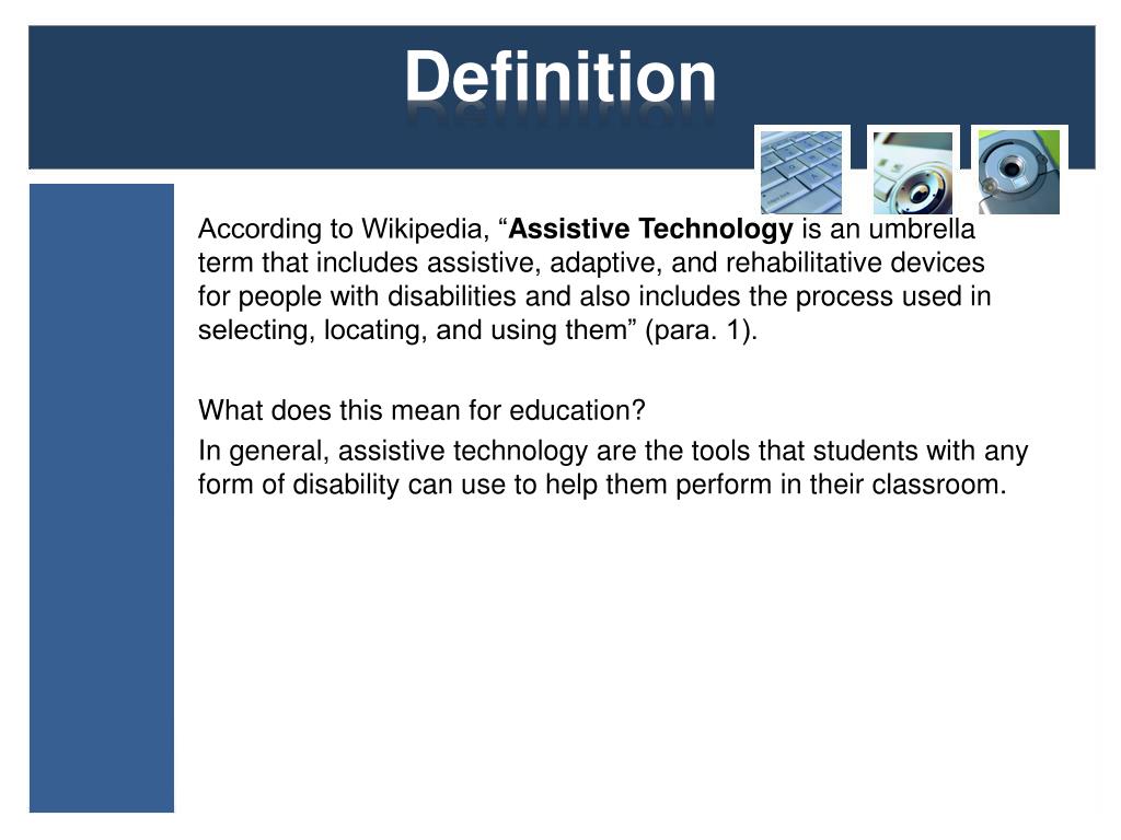 PPT AssistiveTechnology PowerPoint Presentation, free download ID