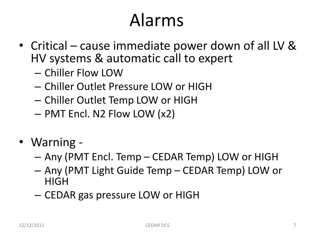 PPT CEDAR PMT Array DCS PowerPoint Presentation, free download ID