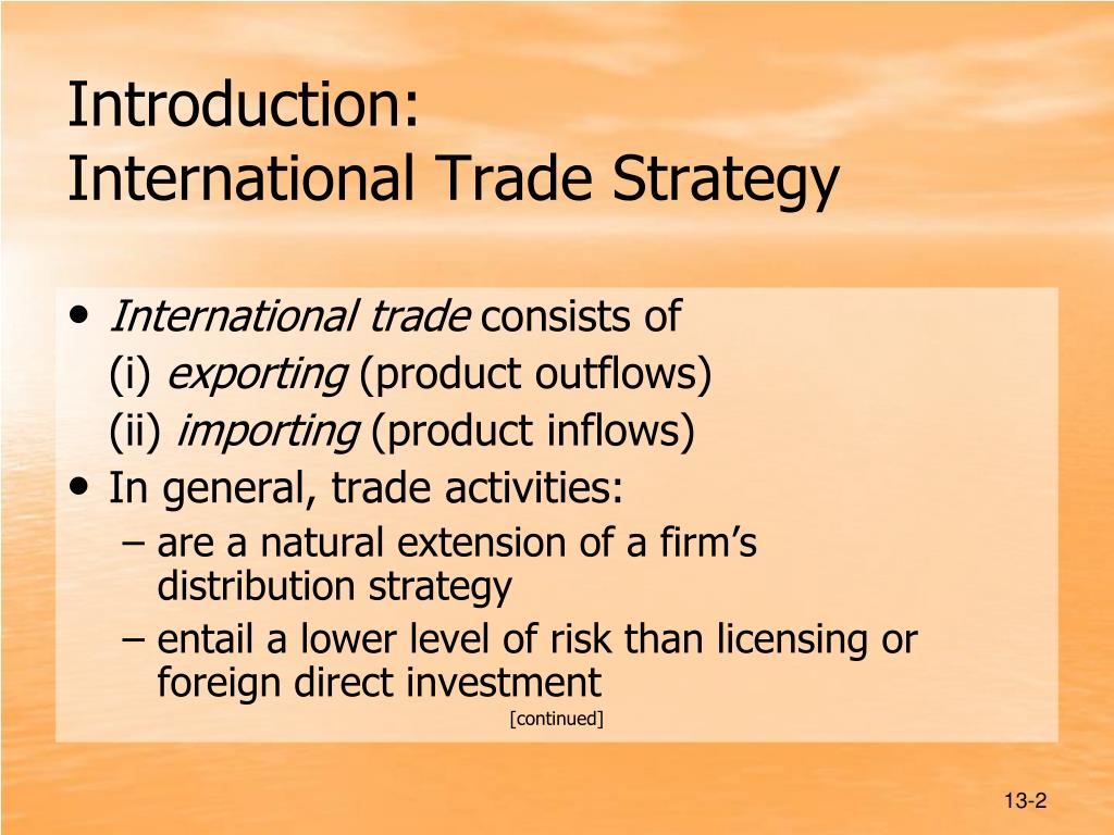 PPT Export and Import Strategies PowerPoint Presentation ID3668028