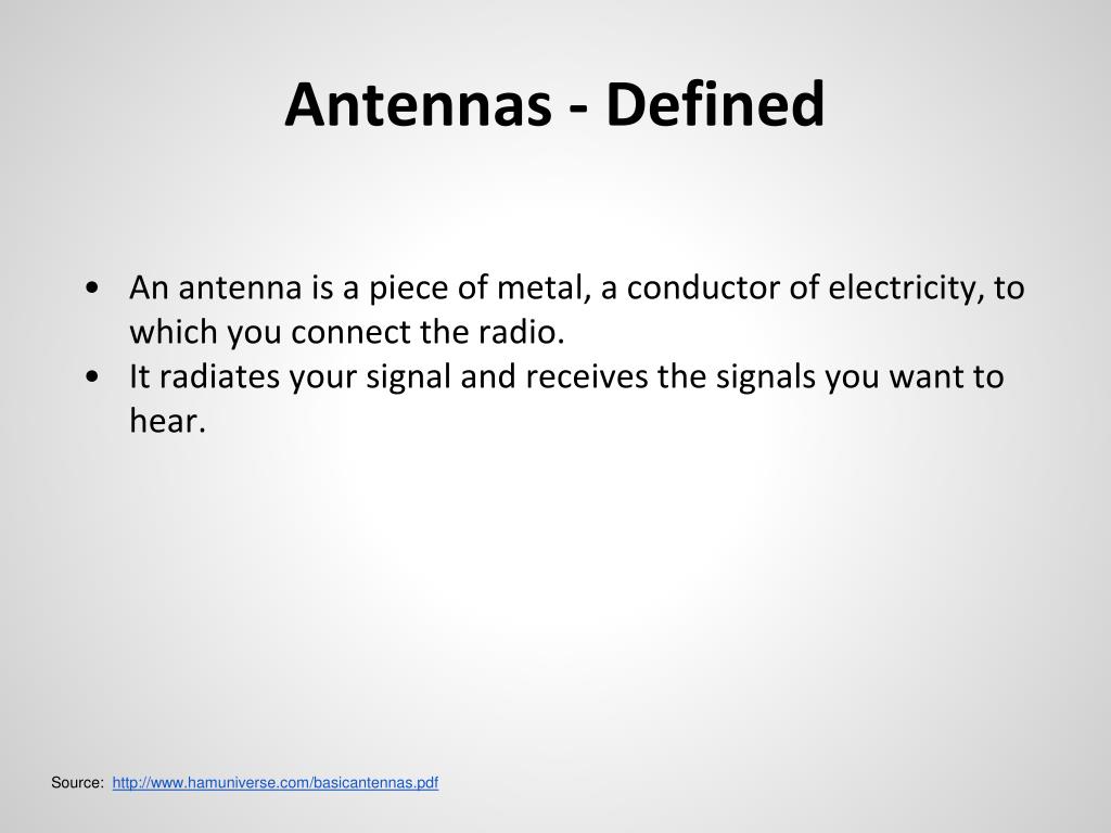 PPT Radio Antenna Theory PowerPoint Presentation, free download ID