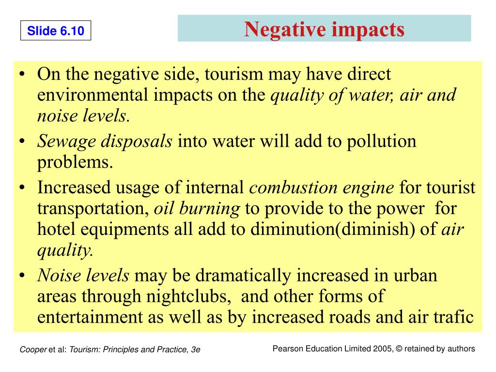 PPT Chapter 6 The environmental impact of tourism PowerPoint