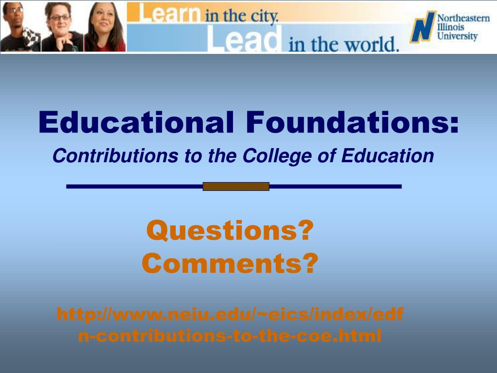PPT Educational Foundations PowerPoint Presentation, free download ID3678299