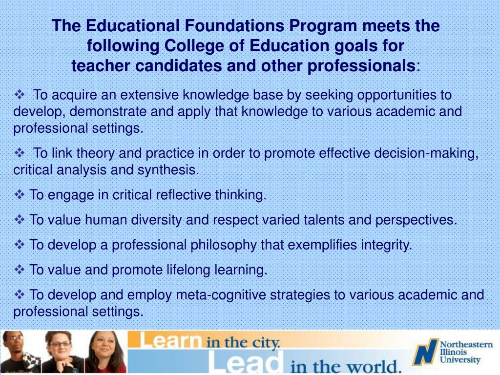 PPT Educational Foundations PowerPoint Presentation, free download ID3678299