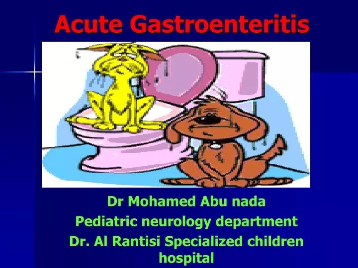 PPT Acute Gastroenteritis PowerPoint Presentation, free download ID