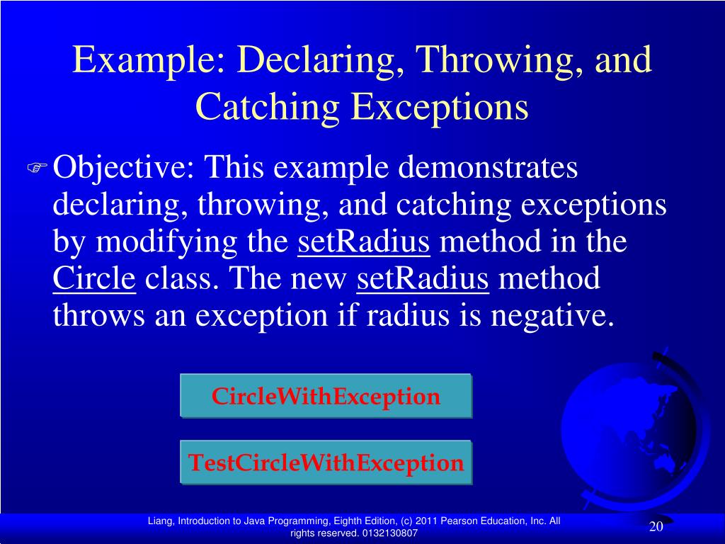 PPT Chapter 13 Exception Handling PowerPoint Presentation, free