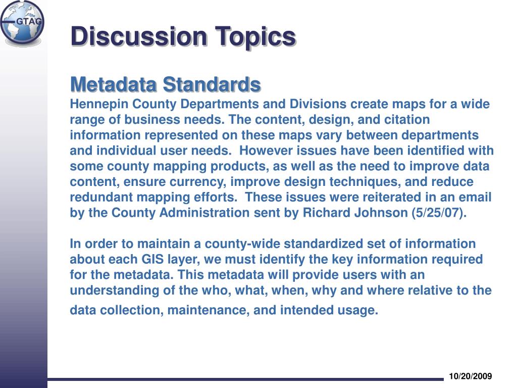 PPT An Introduction to the Hennepin County GIS Technical Advisory
