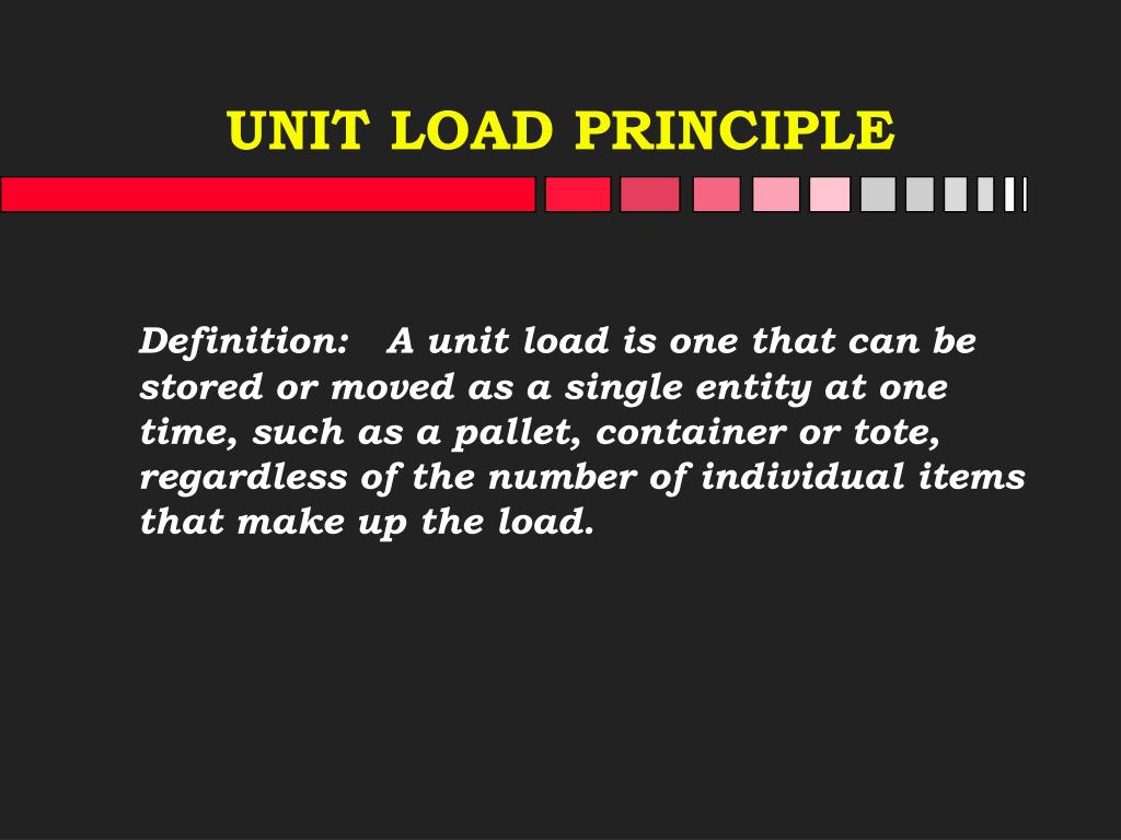 PPT The Ten Principles of Material Handling PowerPoint Presentation