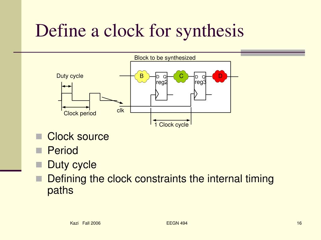 PPT EEGN494 HDL Design Principles for VLSI/FPGAs PowerPoint