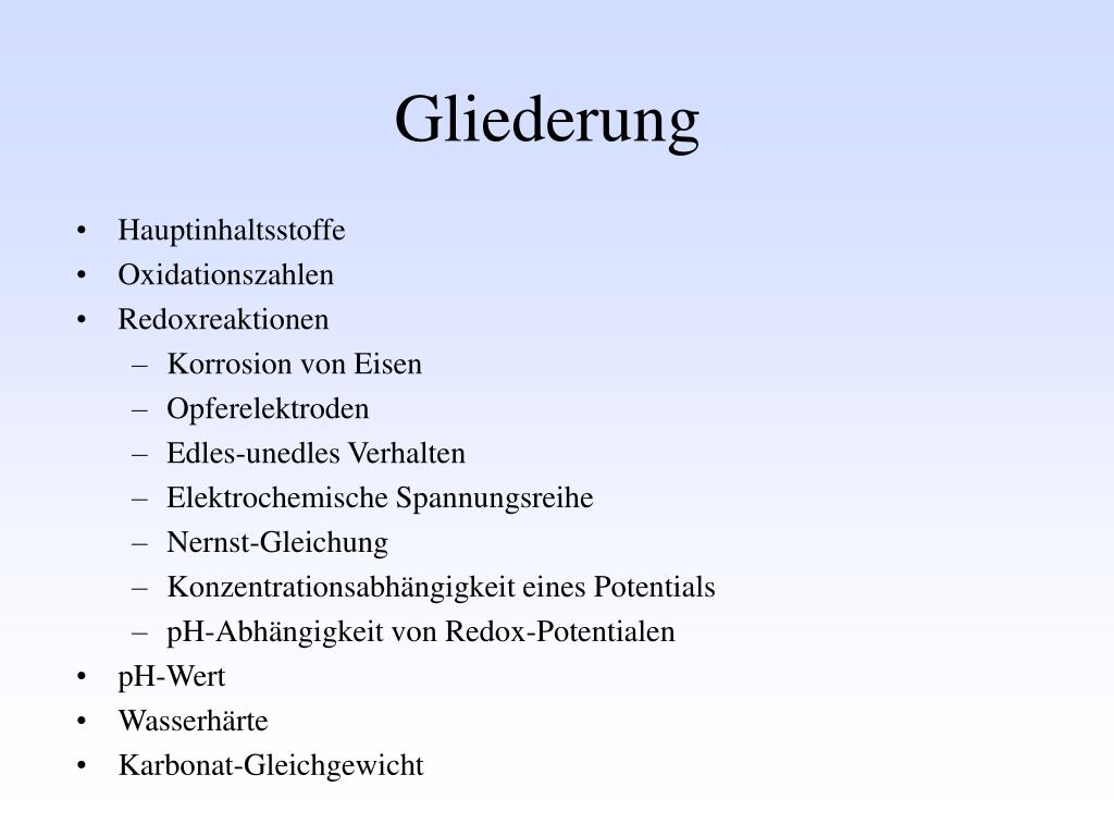 PPT Grundwasserchemie PowerPoint Presentation, free