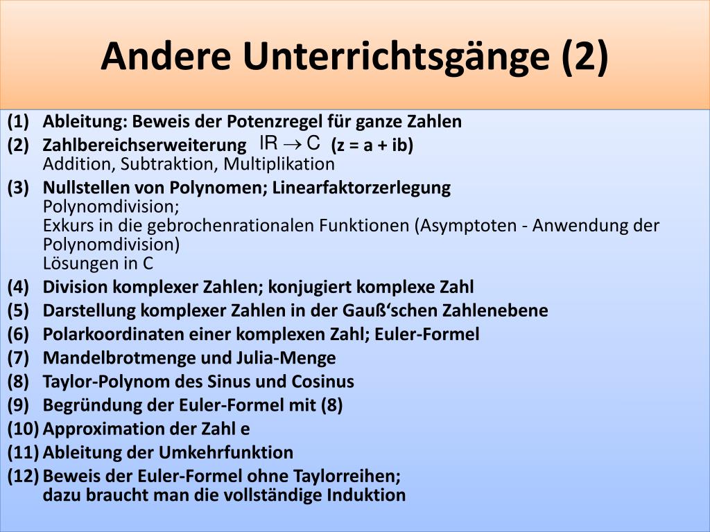 PPT Mathematik Vertiefungskurs PowerPoint Presentation, free download