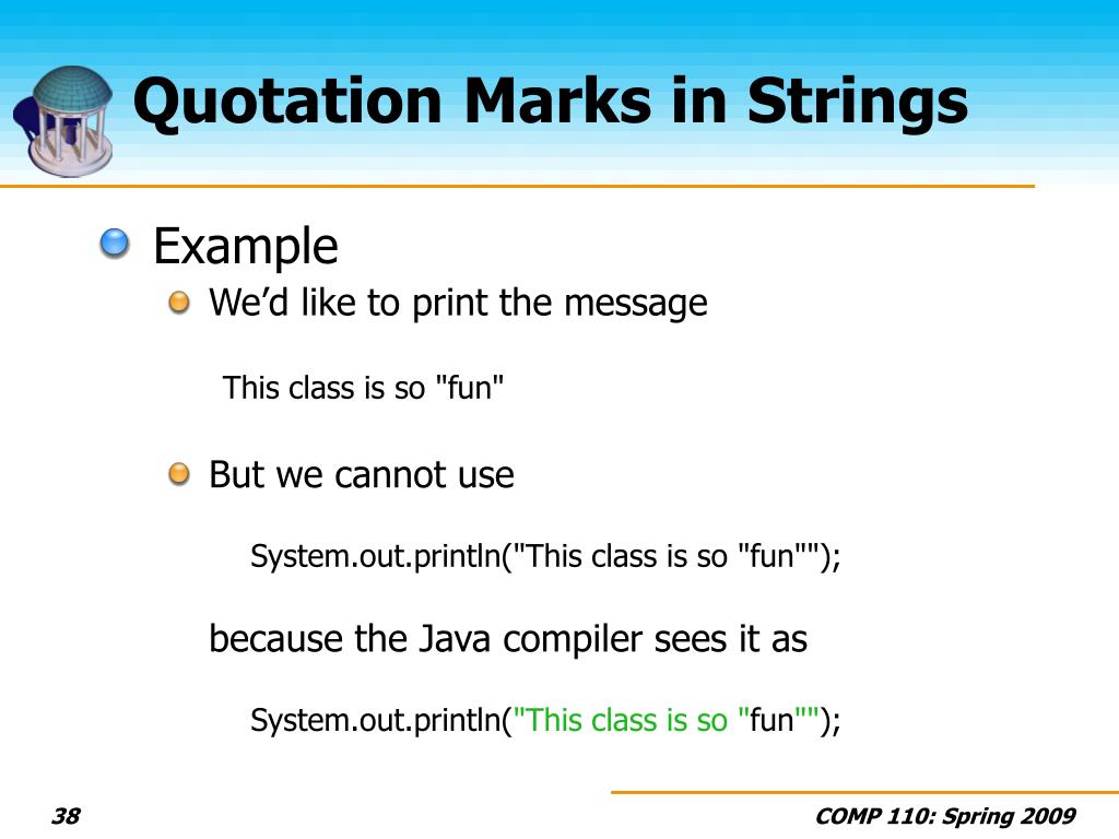PPT COMP 110 Introduction to Programming PowerPoint Presentation
