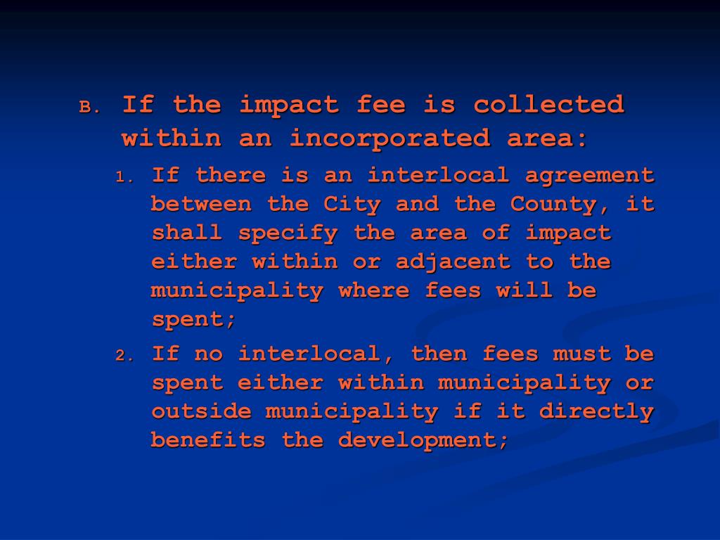 PPT NATIONAL IMPACT FEE ROUNDTABLE, 2005 PowerPoint Presentation