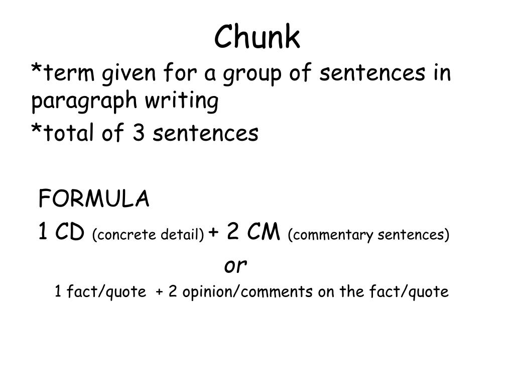 PPT - Paragraph Writing Notes PowerPoint Presentation, free download