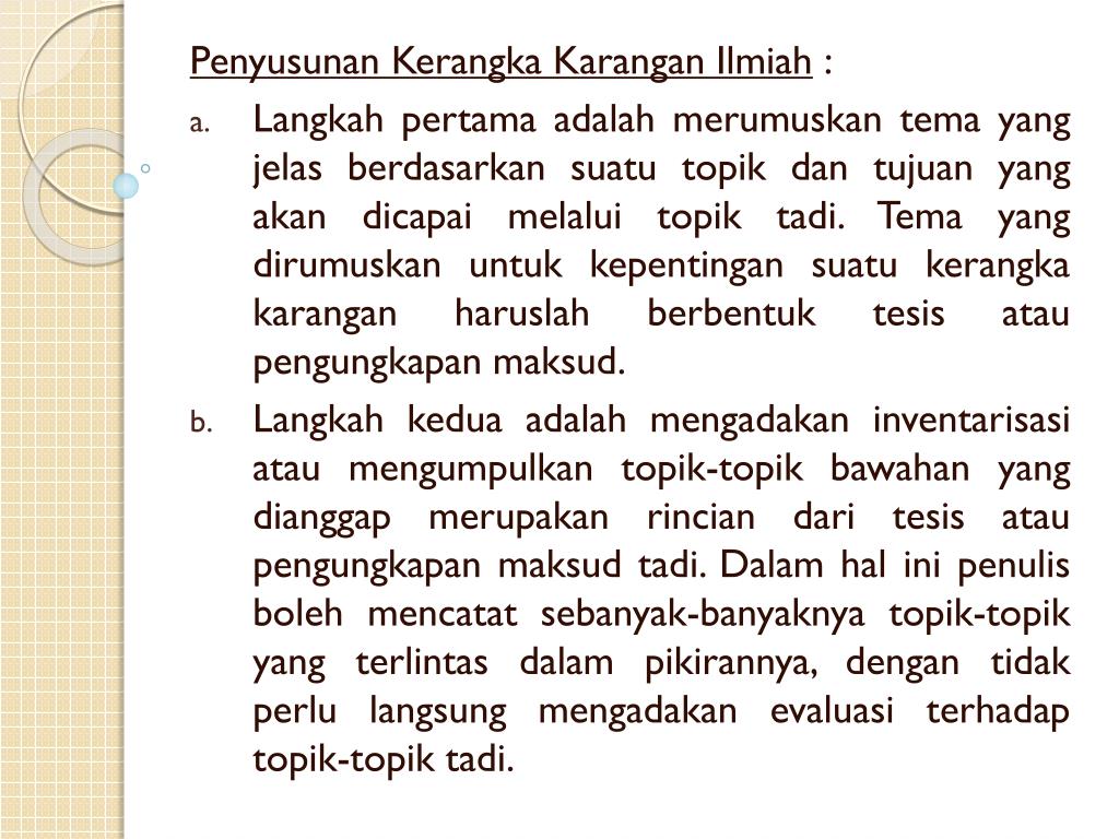 PPT PENULISAN KARANGAN ILMIAH PowerPoint Presentation, free download