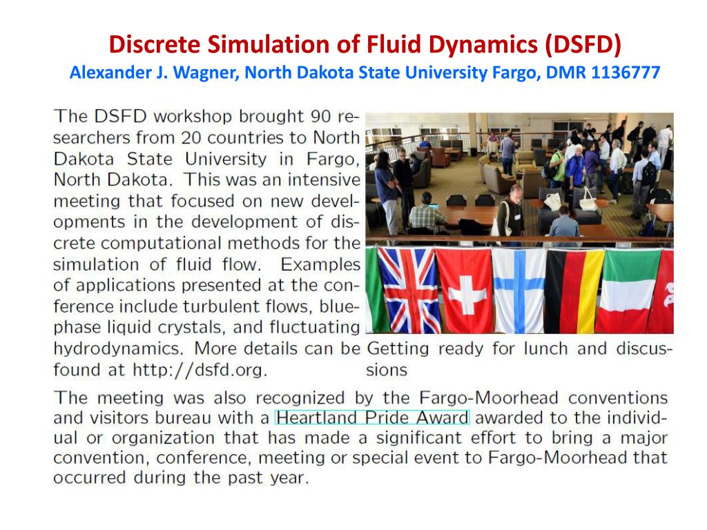 PPT Discrete Simulation of Fluid Dynamics (DSFD) PowerPoint