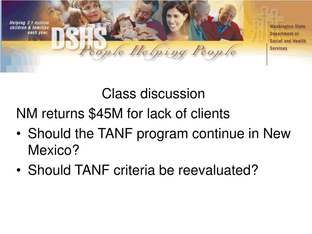 PPT Welfare Reform in Washington State PowerPoint Presentation, free