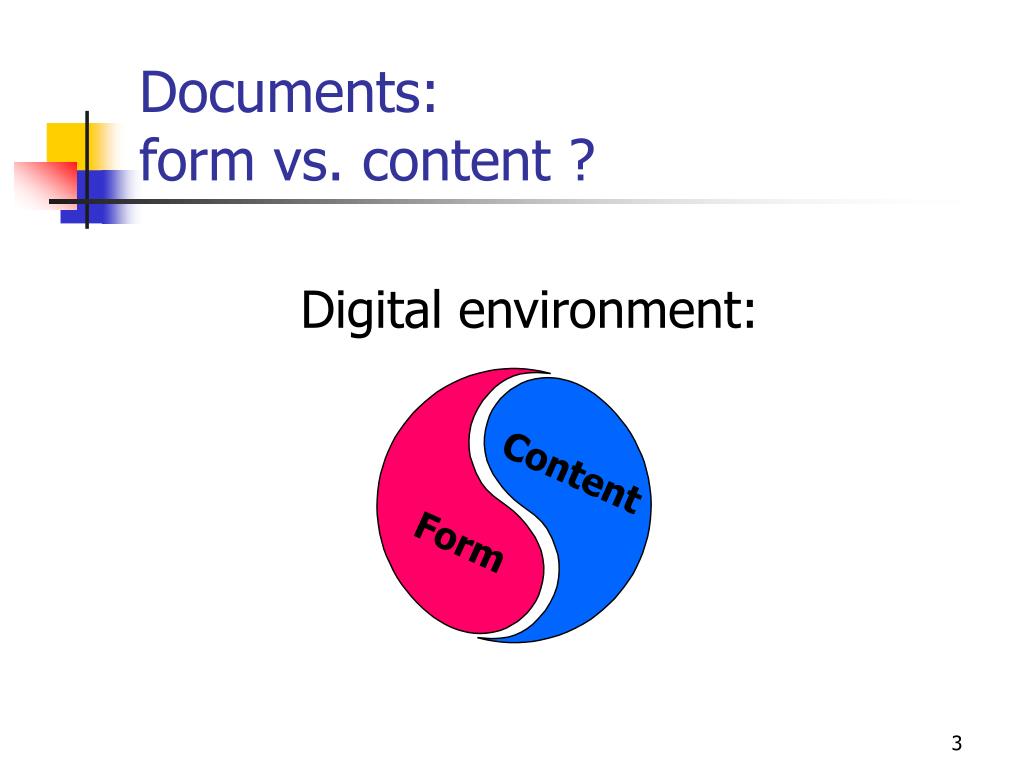 PPT Documents form vs. content ? PowerPoint Presentation, free