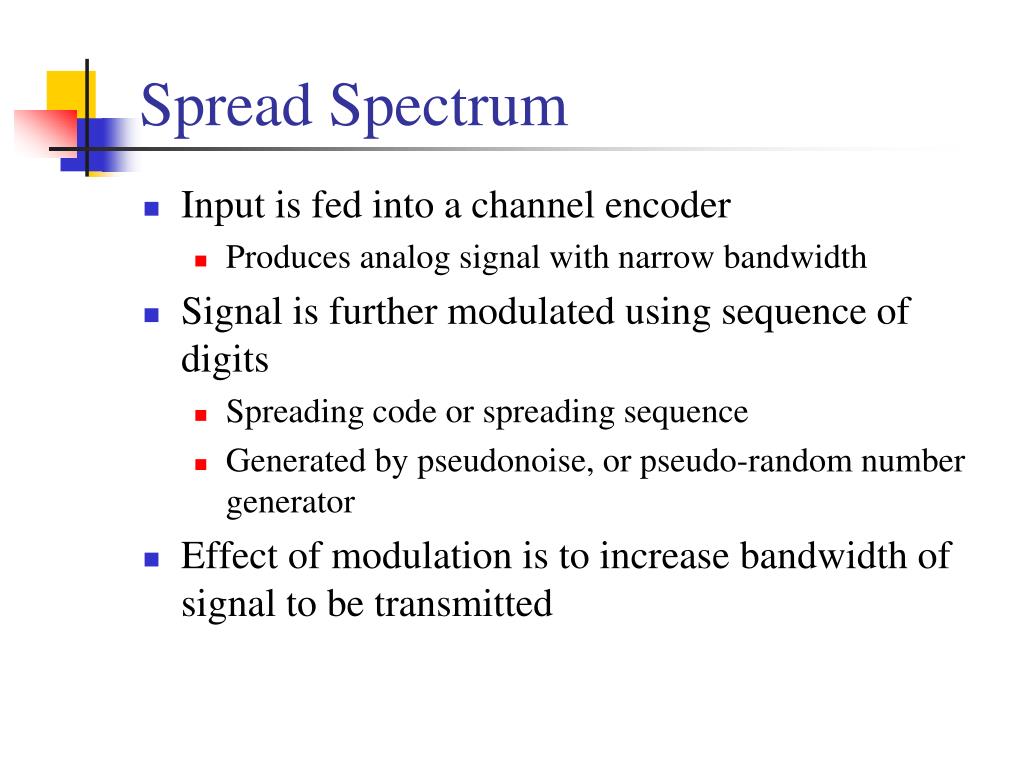 PPT Spread Spectrum PowerPoint Presentation, free download ID3698967