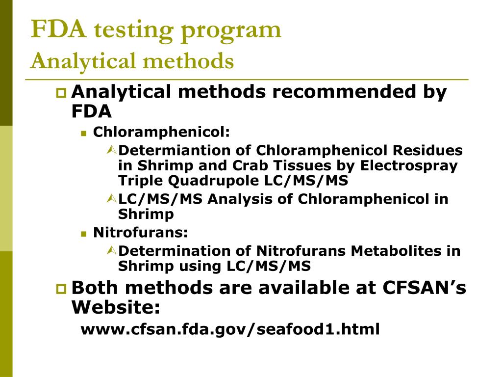 PPT AQUACULTURE DRUGS FDA PROSPECTIVE PowerPoint Presentation, free