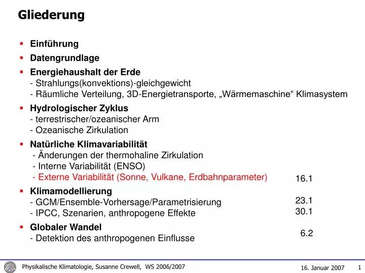 PPT Gliederung PowerPoint Presentation, free download