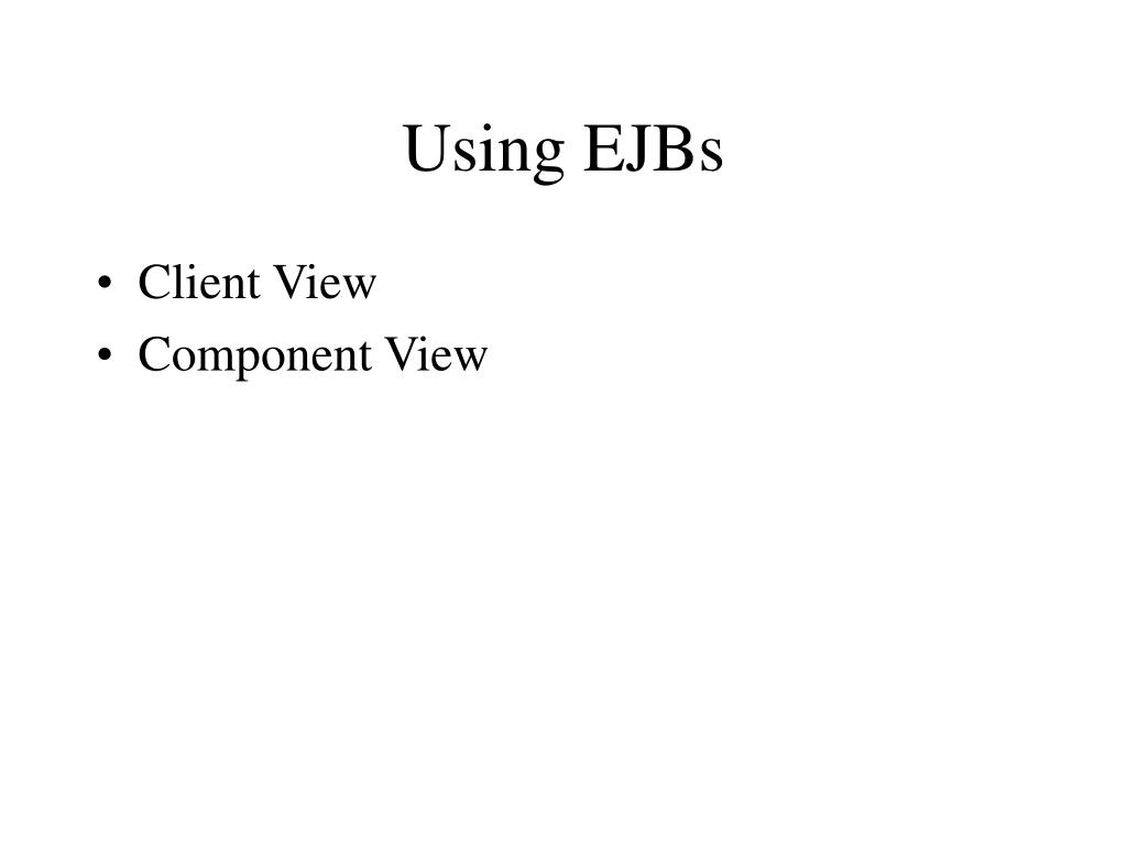 PPT EJB Concerns and AOP PowerPoint Presentation, free download ID