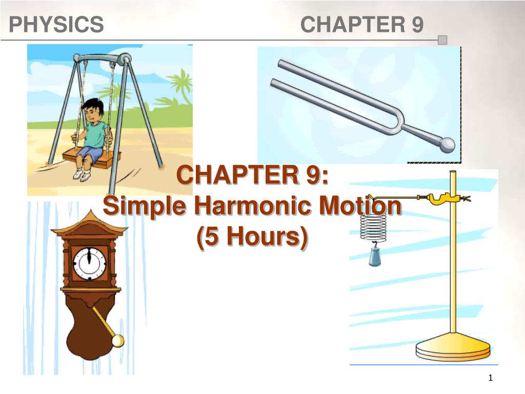 PPT CHAPTER 9 Simple Harmonic Motion (5 Hours) PowerPoint