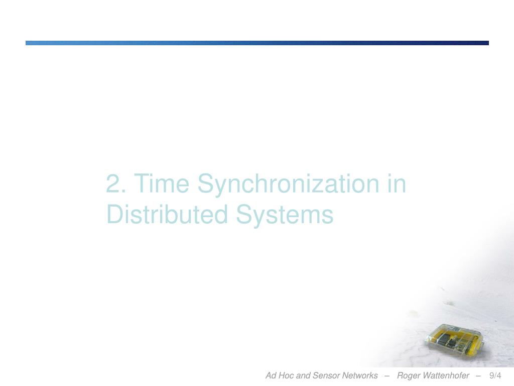 PPT Time Synchronization Chapter 9 PowerPoint Presentation, free