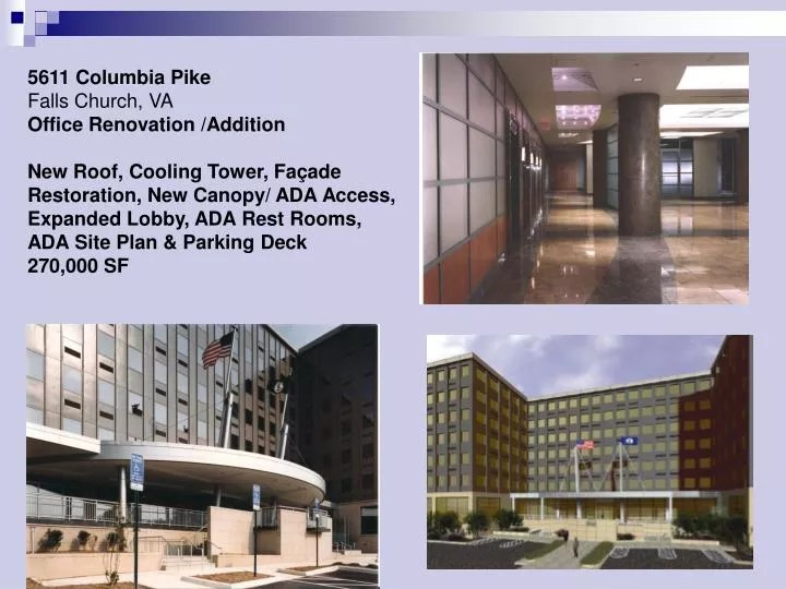 PPT 5611 Columbia Pike Falls Church, VA Office Renovation /Addition