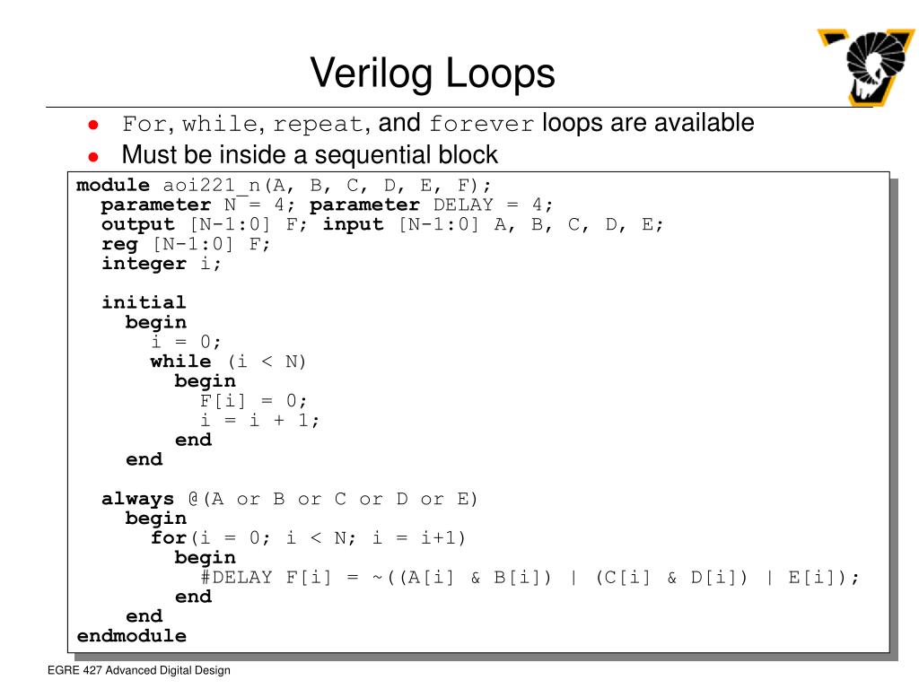 Verilog Loop
