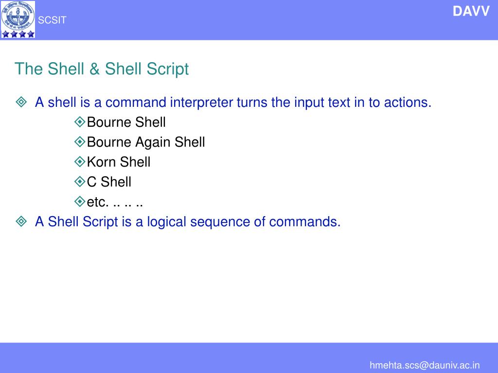 PPT Shell Scripting PowerPoint Presentation, free download ID3715858