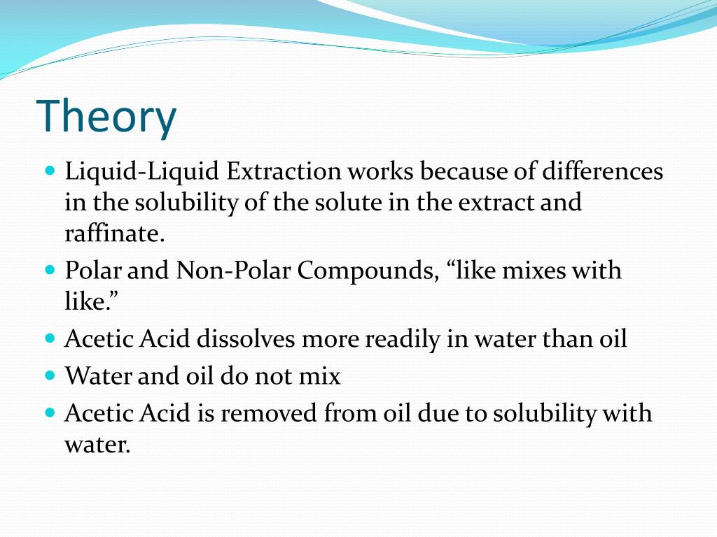 PPT LiquidLiquid Extraction PowerPoint Presentation, free download