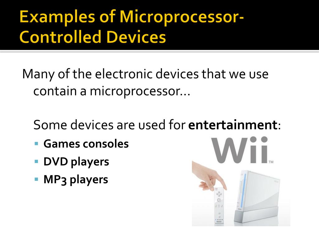 PPT Microprocessors in the home PowerPoint Presentation, free