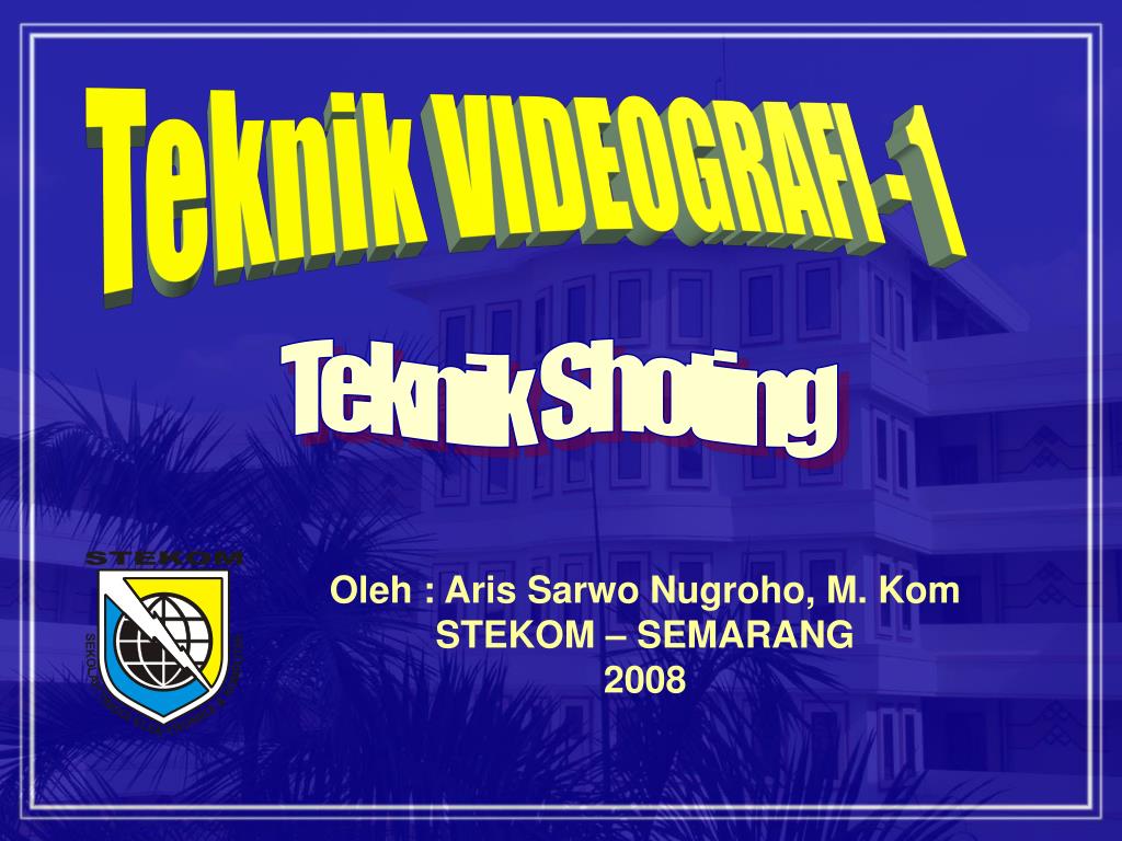 PPT Teknik VIDEOGRAFI 1 PowerPoint Presentation, free download ID