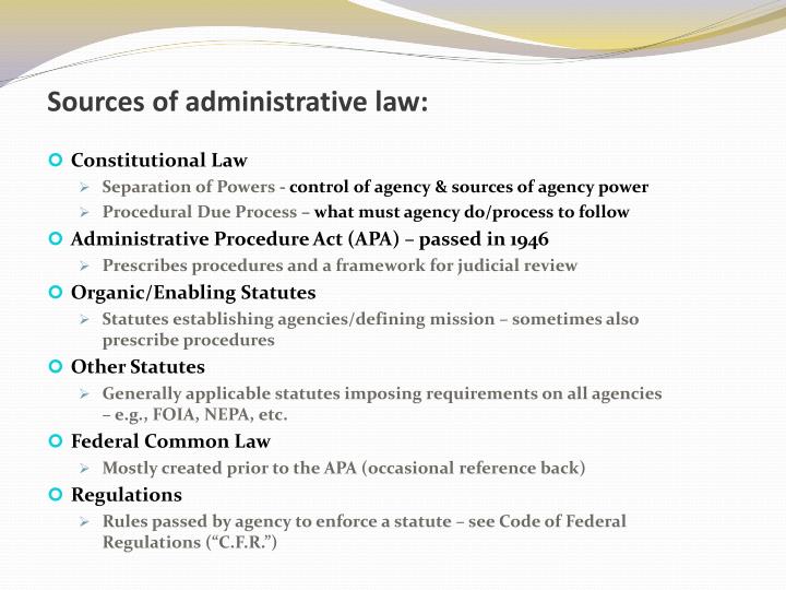 PPT Administrative Law PowerPoint Presentation ID3721492