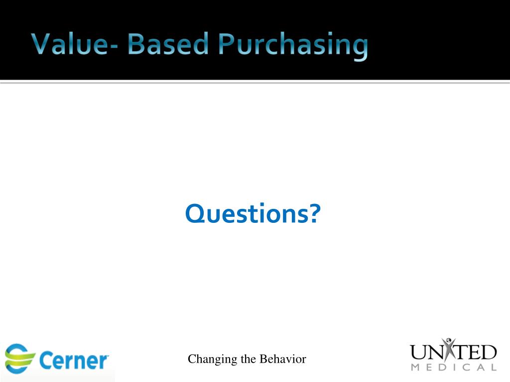 PPT Value Based Purchasing PowerPoint Presentation, free download