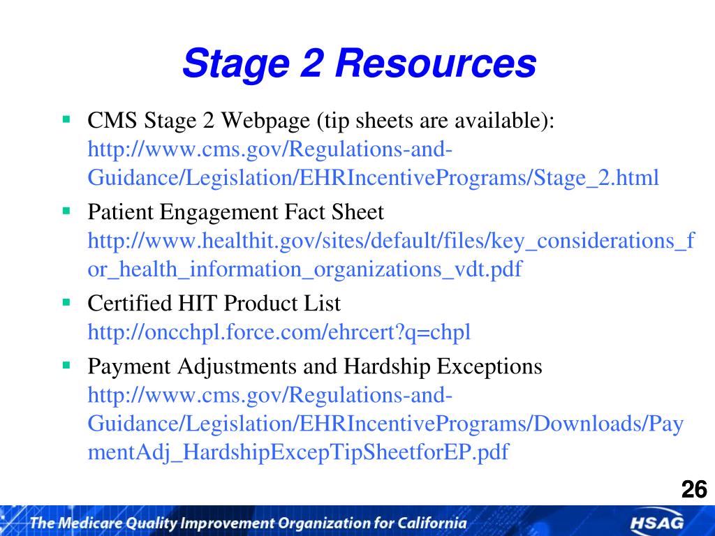 PPT Meaningful Use (MU) Stage 2 and 2014 Changes PowerPoint