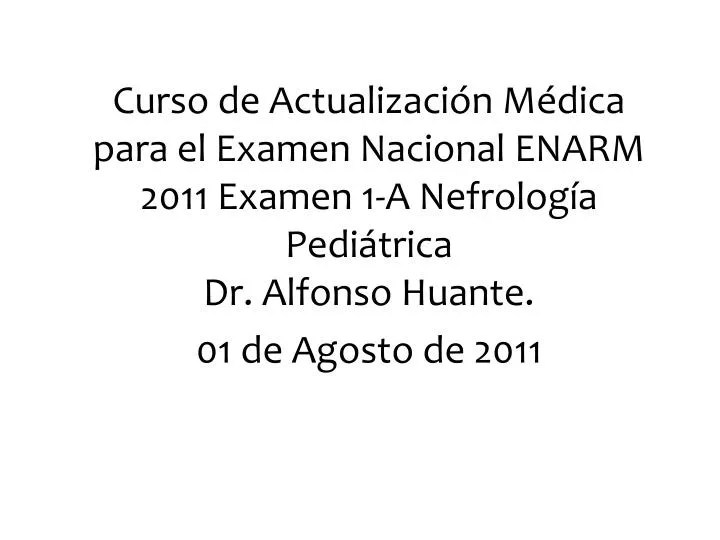 PPT 4 . Formula para sacar la depuración de creatinina según