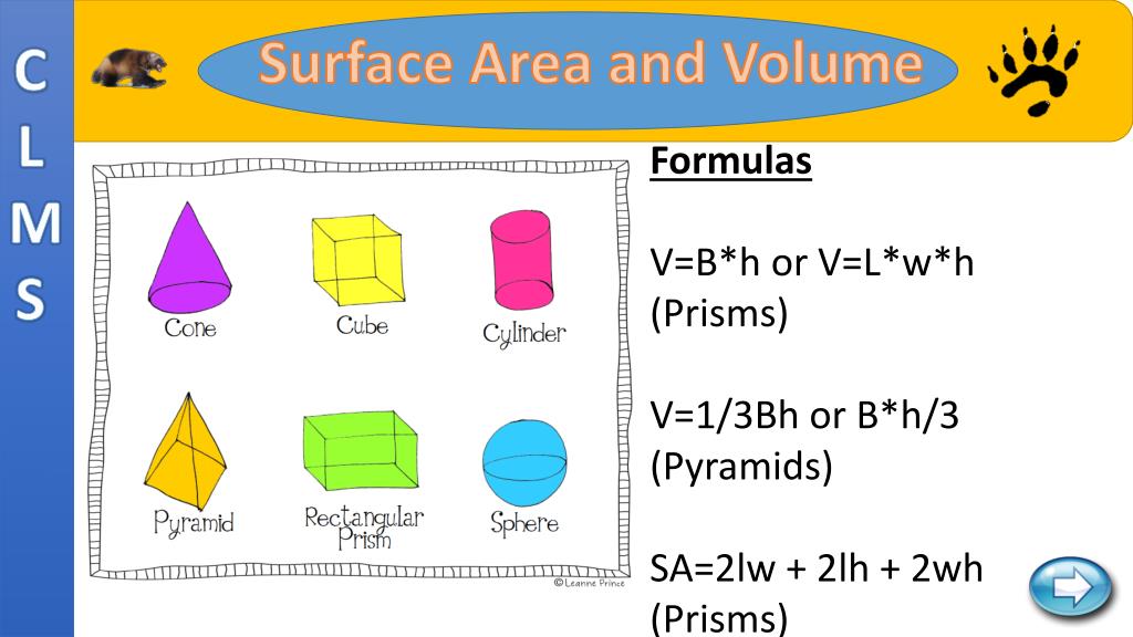 PPT Surface Area and Volume PowerPoint Presentation, free download