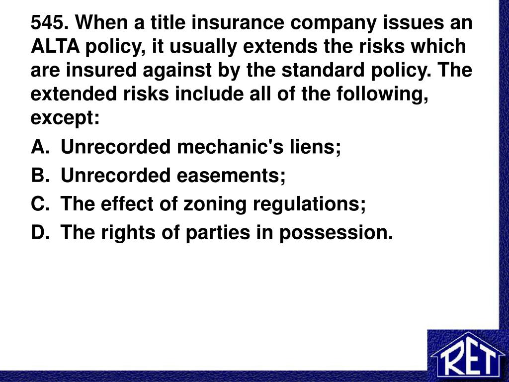PPT Title guarantee; Title report; Chain of title; Title search