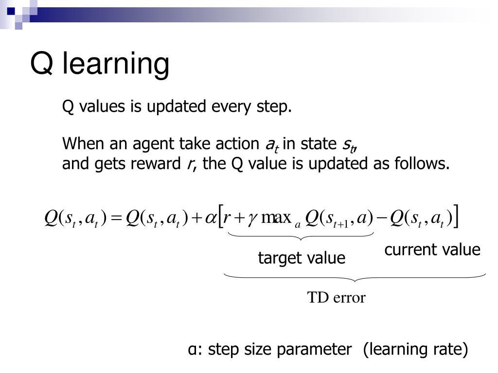PPT Qlearning PowerPoint Presentation, free download ID3743517