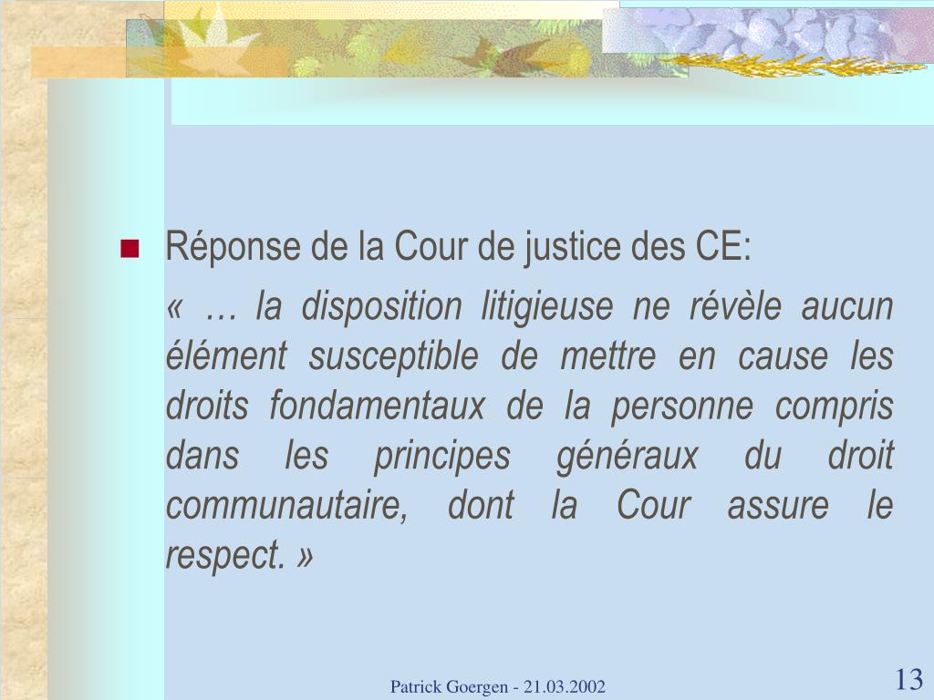 PPT La Charte des droits fondamentaux de l’Union